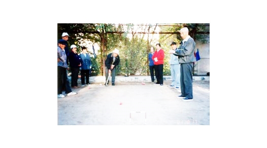 勁松杯門球賽場(chǎng)景